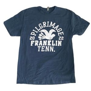 2022 Pilgrimage Music Festival Shirt Blue Franklin TN Brandi Carlile Adult M